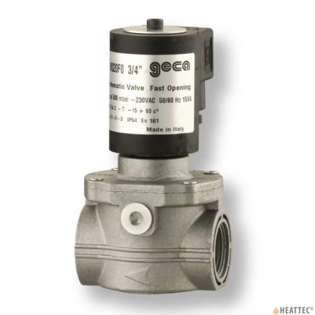 Geca gas valve fast opening